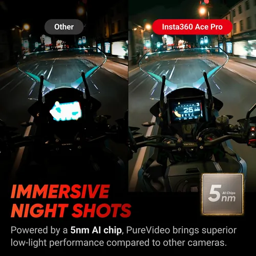 Insta360 Ace Pro - Cámara De Acción Impermeable Diseñada.