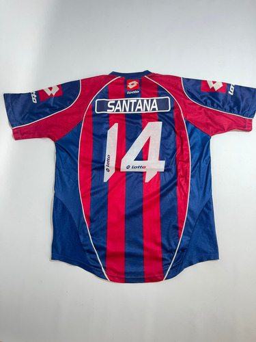 Camiseta San Lorenzo Boedo Argentina 2005 Lotto #14 Santana (Usado)