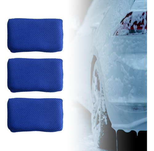 3 Esponjas De Coche Para Herramientas De Detalle, Esponja