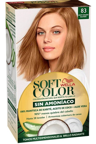 Tintura Wella Sin Amoniaco Soft Color Pack X 3 Todos Colores