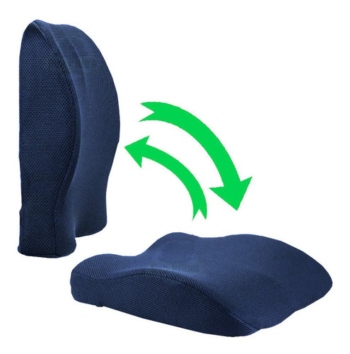 Almohadon Anatomico 2 En 1 Asiento O Respaldo Lumbar Postura