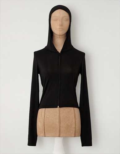 Campera Liso Con Capucha Tendencia Moda Casual Dama Sexy