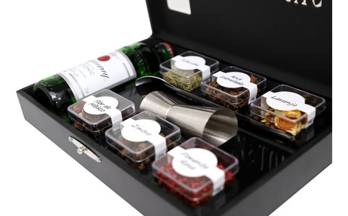 Kit Gin Tonica Tanqueray 6 Especiarias Colher Dosador Inox