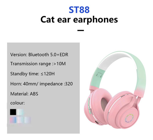 Audífonos Bluetooth Con Orejeras Grandes De Gama Alta Grad