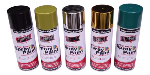 Imagen 4 de 7 de Aerosol Pintura Spray Aeropak Efecto Dorado 285gr/400ml