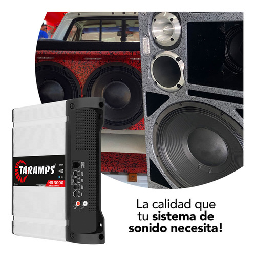 Módulo amplificador Taramps Hd-3000 + Ts-400 + Stx-62
