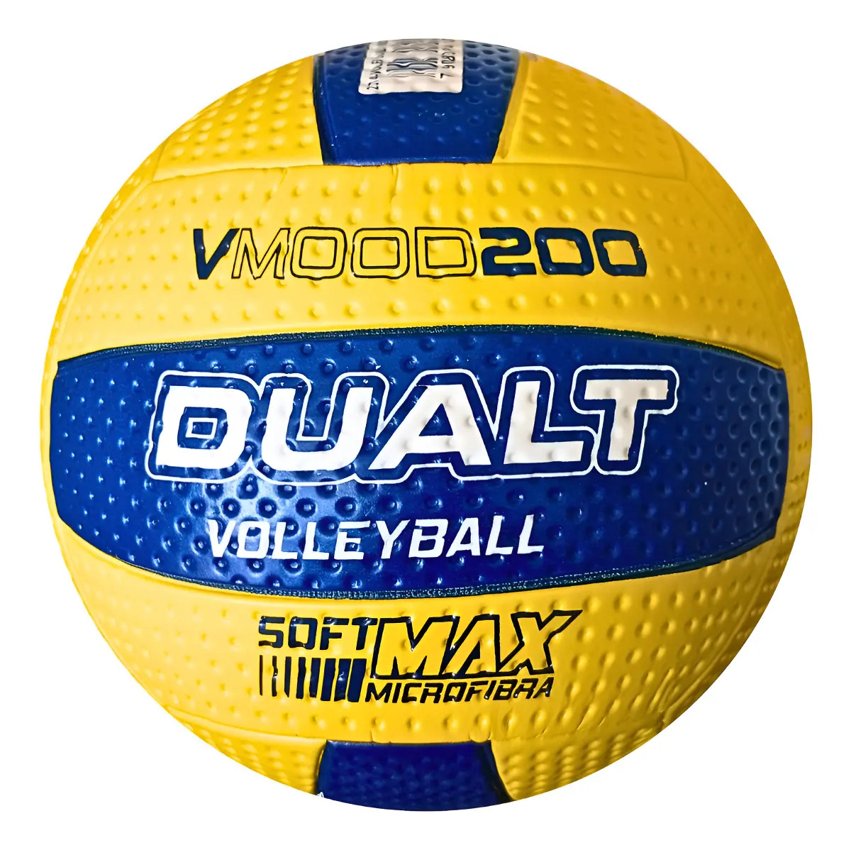Bola de Vôlei Dualt VMood 200 Praia Quadra 65cm Amarelo Softmax