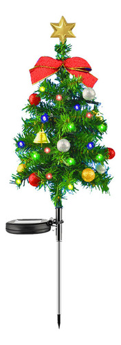 Una Luz Solar De Decoración Navideña Led Para Árbol De Navid