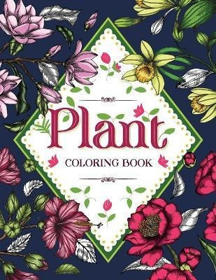 Libro Plant Coloring Book : Floral Coloring Book With Suc...