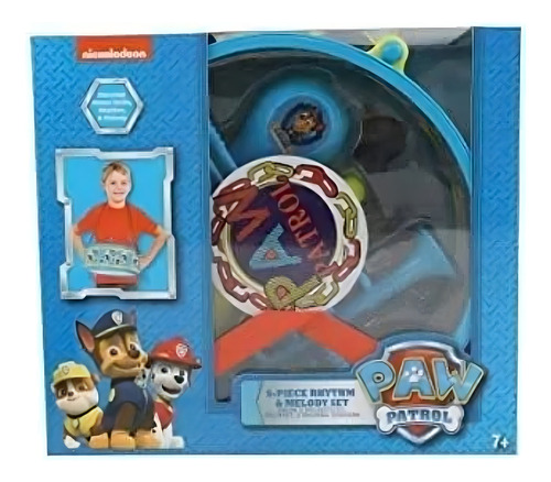 Juguete Tambor Paw Patrol Y My Little Pony Color Azul