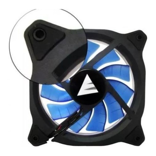 Cooler Fan Para Pc Gabinete 120mm Bfr-05b Led Azul Bluecase