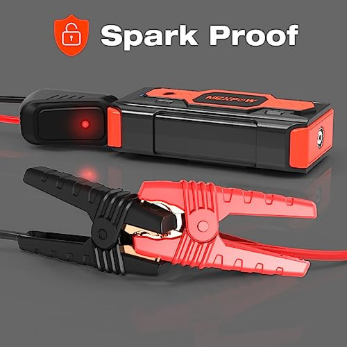 Cargadores De Baterías Nexpow Batería Jump Starter 2500a 220
