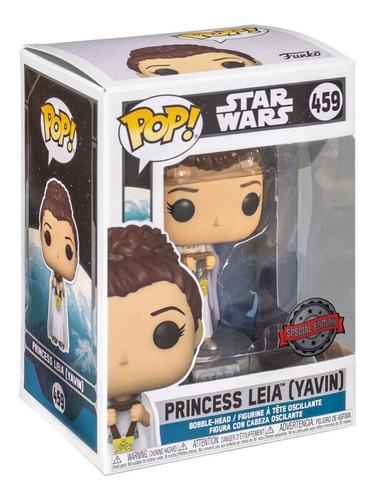 Imagen 1 de 4 de Pop! Star Wars: Princess Leia [ Yavin ] (55499) 459