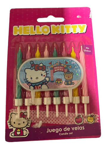 Velas Para Pastel Hello Kitty