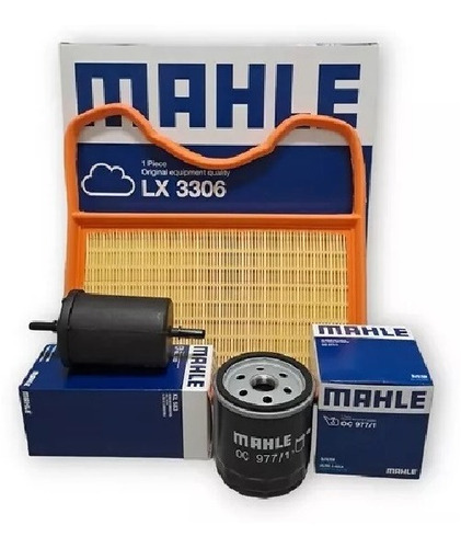 Kit Filtros Aire Aceite Nafta Mahle Vw Up! / Cross Up 1.0