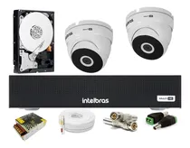Comprar Kit Cftv 2 Cameras Intelbras Dvr 4ch Multihd Intelbras C\u002F Hd