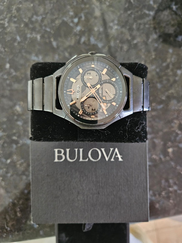 Relógio Masculino Bulova Curv Aço Cinza 98a206