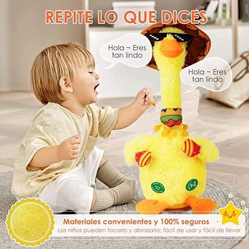 * Juguetes Pato Bailarín Recargable Y Repetible, 120