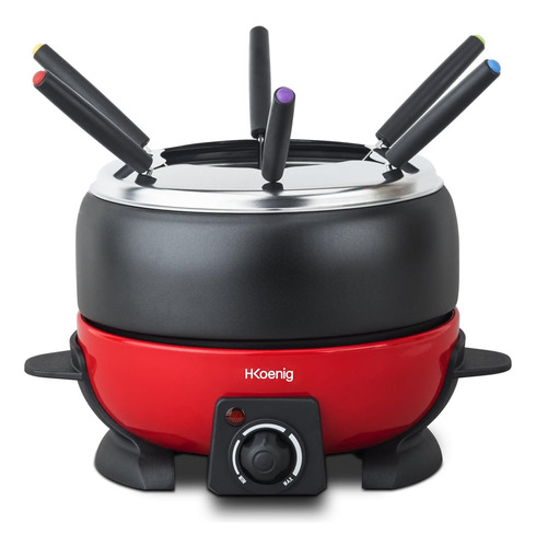 H.koenig Alp1800 Fondue, Capacidad De 2 L, 800 W