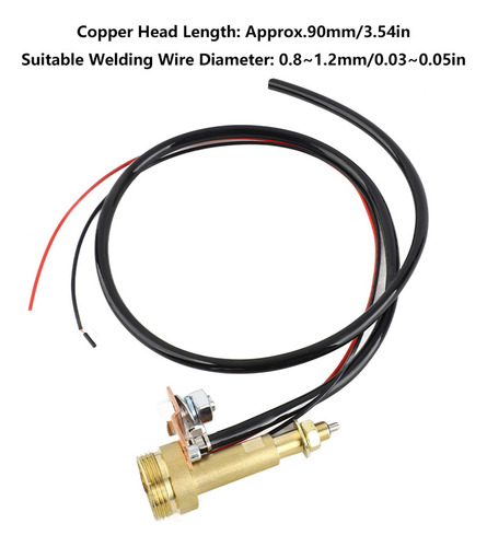 Adaptador Para Antorcha De Soldadura, Panel Mig, Conector Eu