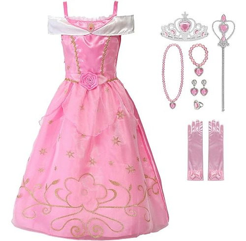 Disfraz Princesa Para Niña Pequeña Con Accesorios 2 8 Años A