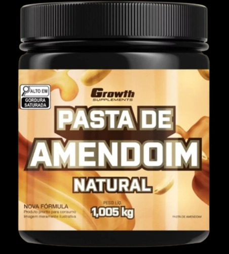Pasta De Amendoim Integral Torrado 1kg Growth Supplements Amendoim