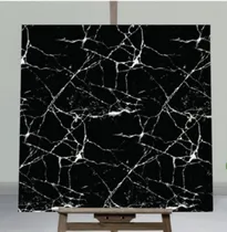 Comprar Láminas Autoadhesivas De Mármol Pack De 10 Láminas 60x60cm Negro