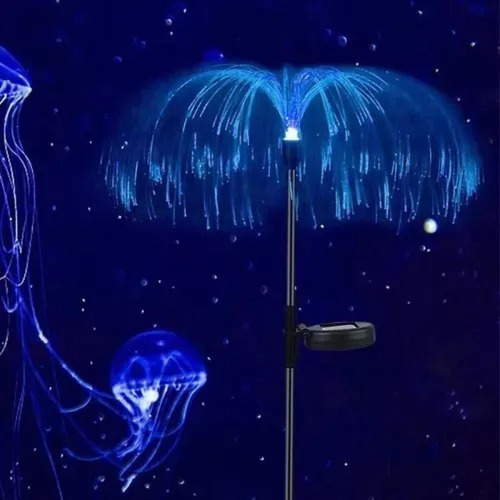 Led De Medusa De Lámpara Solar Al Aire Libre 2 Piezas A