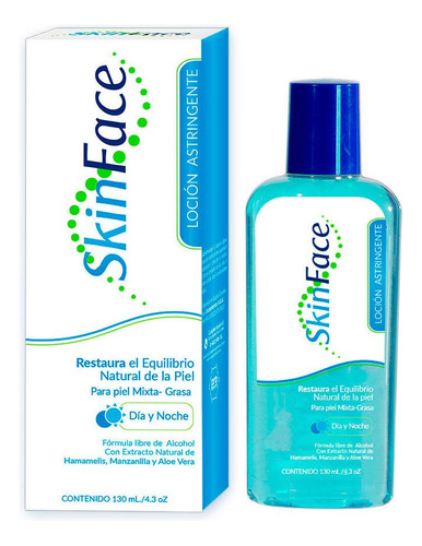 Skin Face Locion Astringente Frasco X 130 Ml Tipo De Piel Mixta