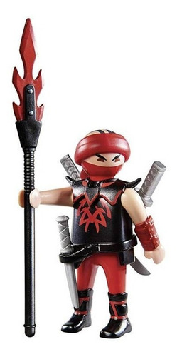 Playmobil Muñeco Ninja Samurai 9335 Intek Artculado C/acces