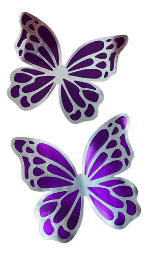Mariposas Decorativas Super Gigantes Caladas Efecto 3d 38cm Varios Mariposa