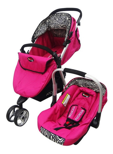 Coche Bebe 3 Ruedas Con Porta Bebe Travel System Pocholin