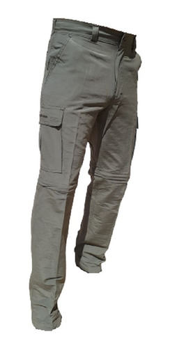 Pantalon Cargo Desmontable Hombre Secado Rapido Trekking