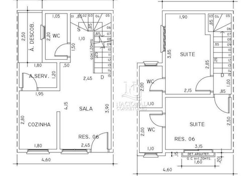 Imagem 11 de 20 de Sobrado Com 2 Dormitórios À Venda, 60 M² Por R$ 330.000,00 - Vila Príncipe De Gales - Santo André/sp - So3964