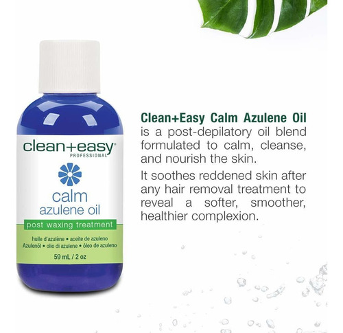 Clean Easy Calm - Aceite De Azuleno, Uso Para Calmar La Pie