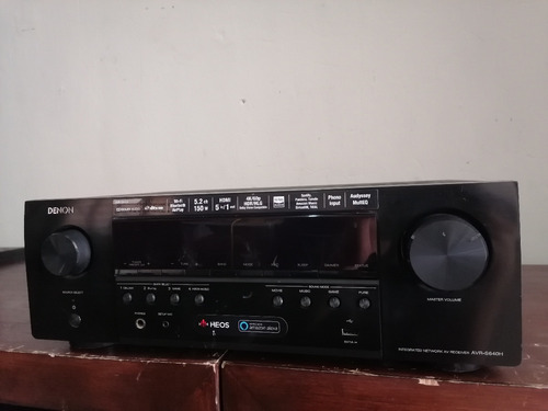 Receiver Denon Avr-s640h (5.2 Channel 4k Ultra Hd Bluetooth) (Usado)