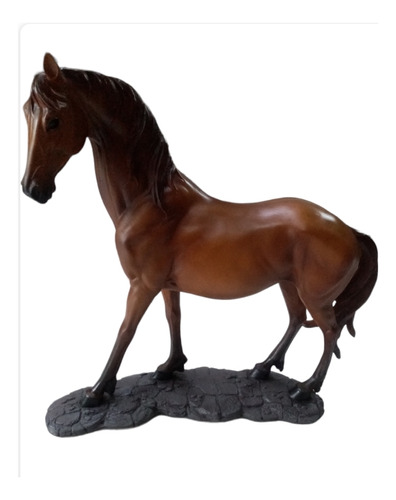 Caballo Parado, 60 Cm, Figura De Resina 