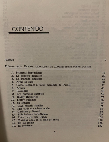 Stephen King Christine Primera Edición 1984 (Usado)