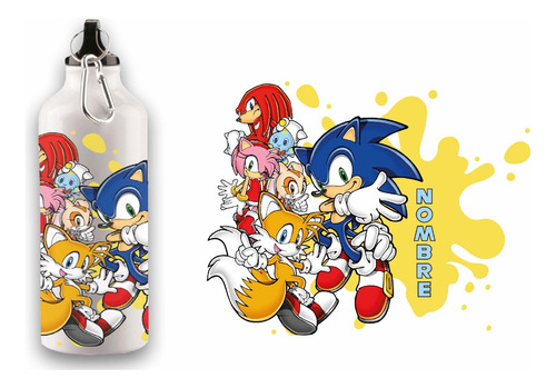 Botella Caramañola Sonic Personalizada