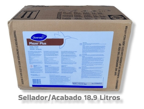 Sellador Acabado Acrilico Pisos Plaza Plus X 18.9 L Diversey