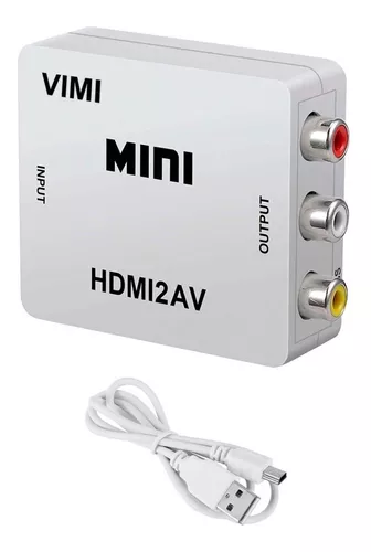 Convertidor Hdmi A Rca - Av Audio Video Adaptador Para Tv