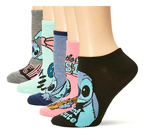 Disney Lilo & Stitch Calcetines Para Mujer (5 Unidades),