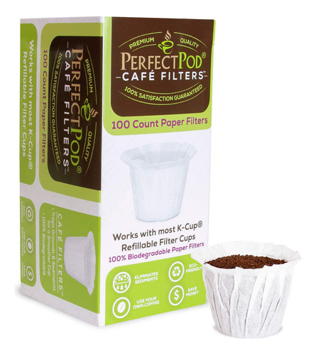 Filtros De Café Reutilizables Para Cápsulas K Cup 100 Ud.