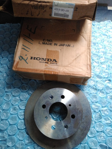 Discos De Freno Traseros Honda Civic 1992-1995 5ta Generac
