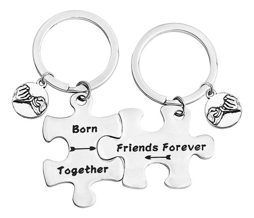 Bobauna Born Together Friend Forever Puzzle Piece Llavero Se