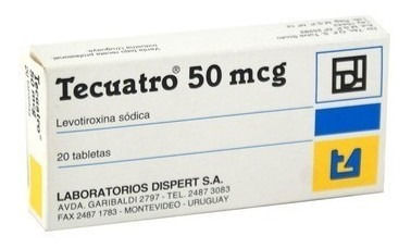 Tecuatro® 50mcg X 20 Comprimidos - Levotiroxina
