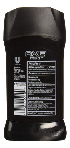 Antitranspirante En Barra Axe Essence Para Hombre, 80 Ml (pa