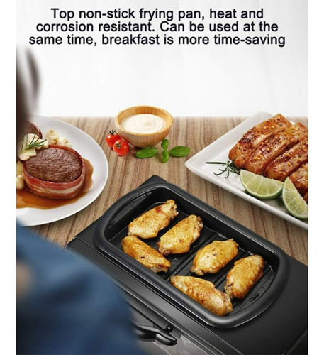 Máquina For Hacer Desayuno 3 En 1 Horno Cafetera Sarten