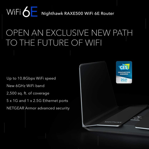 Netgear Nighthawk Router Wifi 6e (raxe500) | Velocidad Inalá