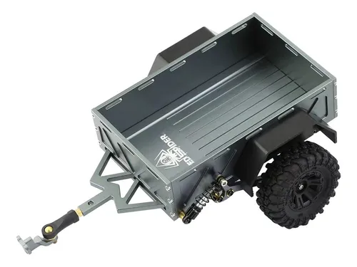 Remolque De Coche Rc Con Juego De Neumáticos, Accesorios